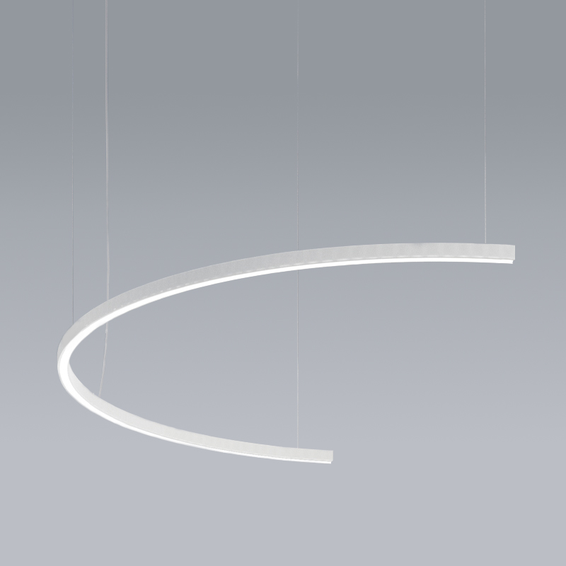 Brooklyn by Panzeri – 39 3/8″ x 1 3/8″ Suspension, Ambient offers quality European interior lighting design | Zaneen Design